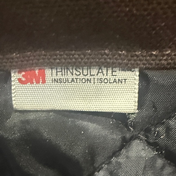 Carhartt Men’s Quilted Lined Hooded Jacket XL, Brown, Loose Fit, Workwear Coat - Picture 9 of 9